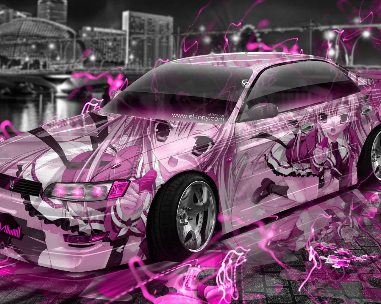 Anime X Cars Wallpapers Wallpaper Cave