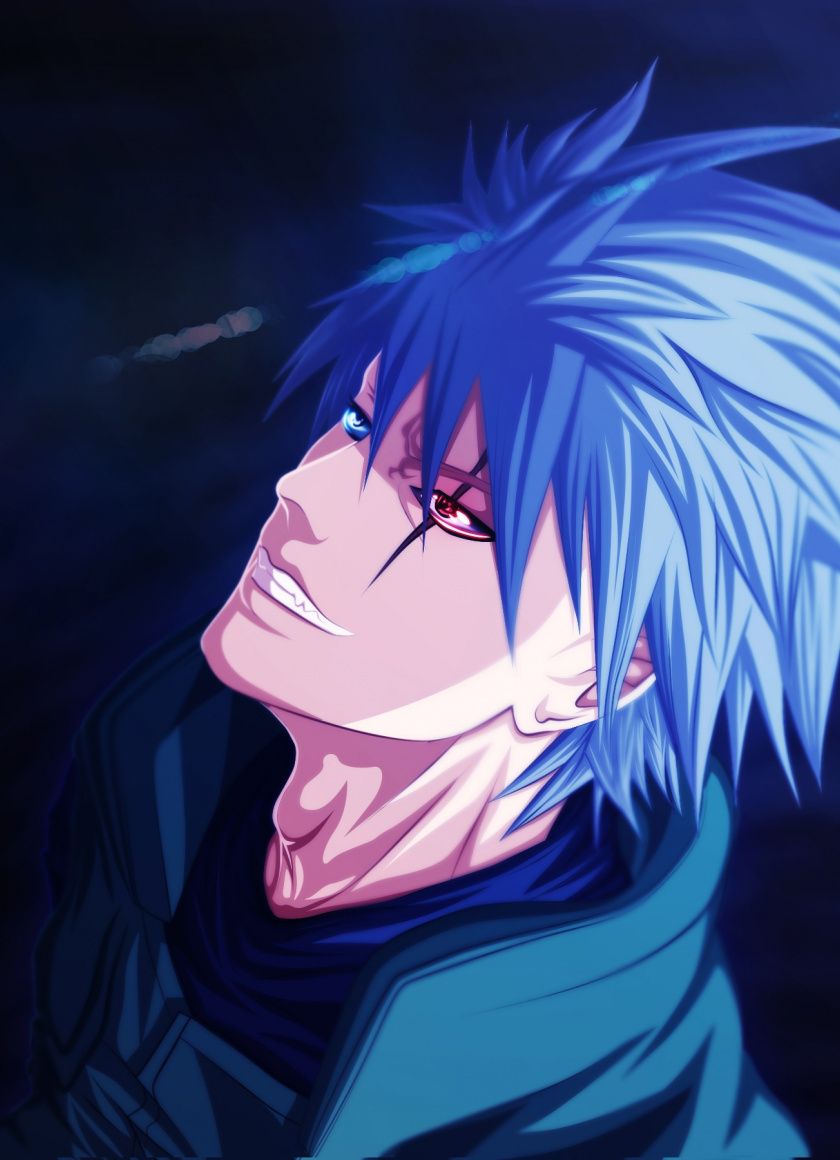 Anime Boy Blue Hair Wallpapers Wallpaper Cave