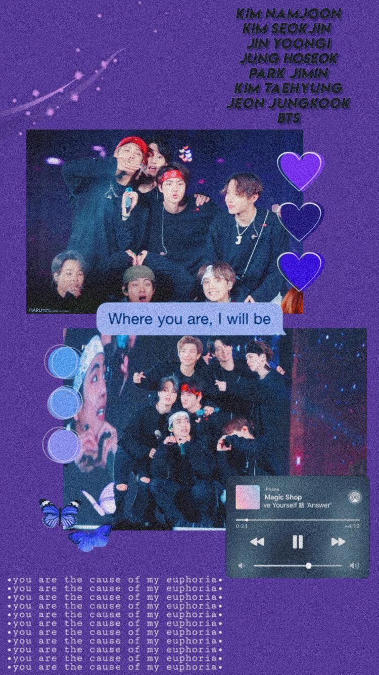 I Purple You BTS Wallpapers Wallpaper Cave