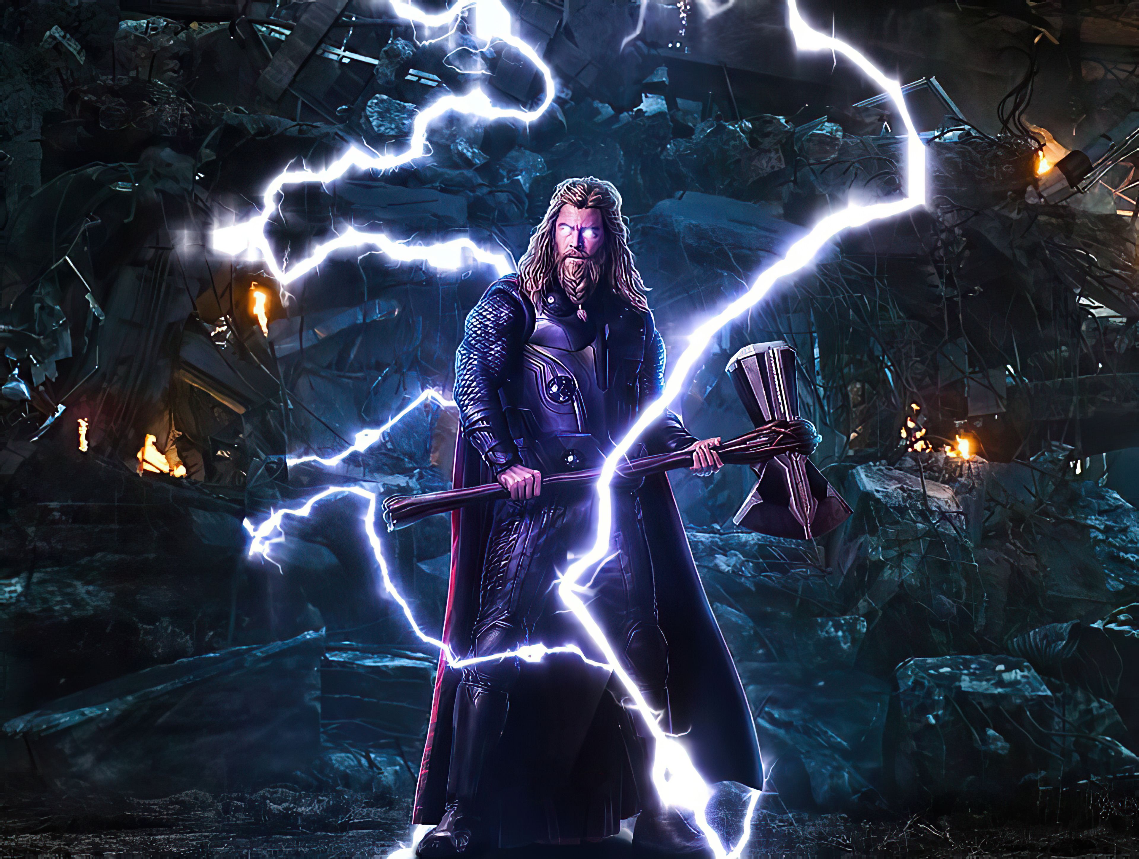 Thor With Stormbreaker 4k Wallpapers Wallpaper Cave