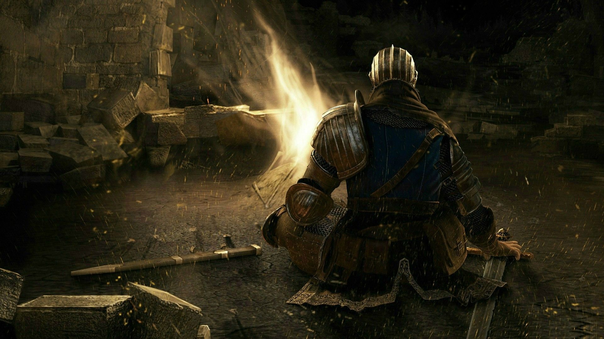 Dark Souls Bonfire Wallpapers Wallpaper Cave