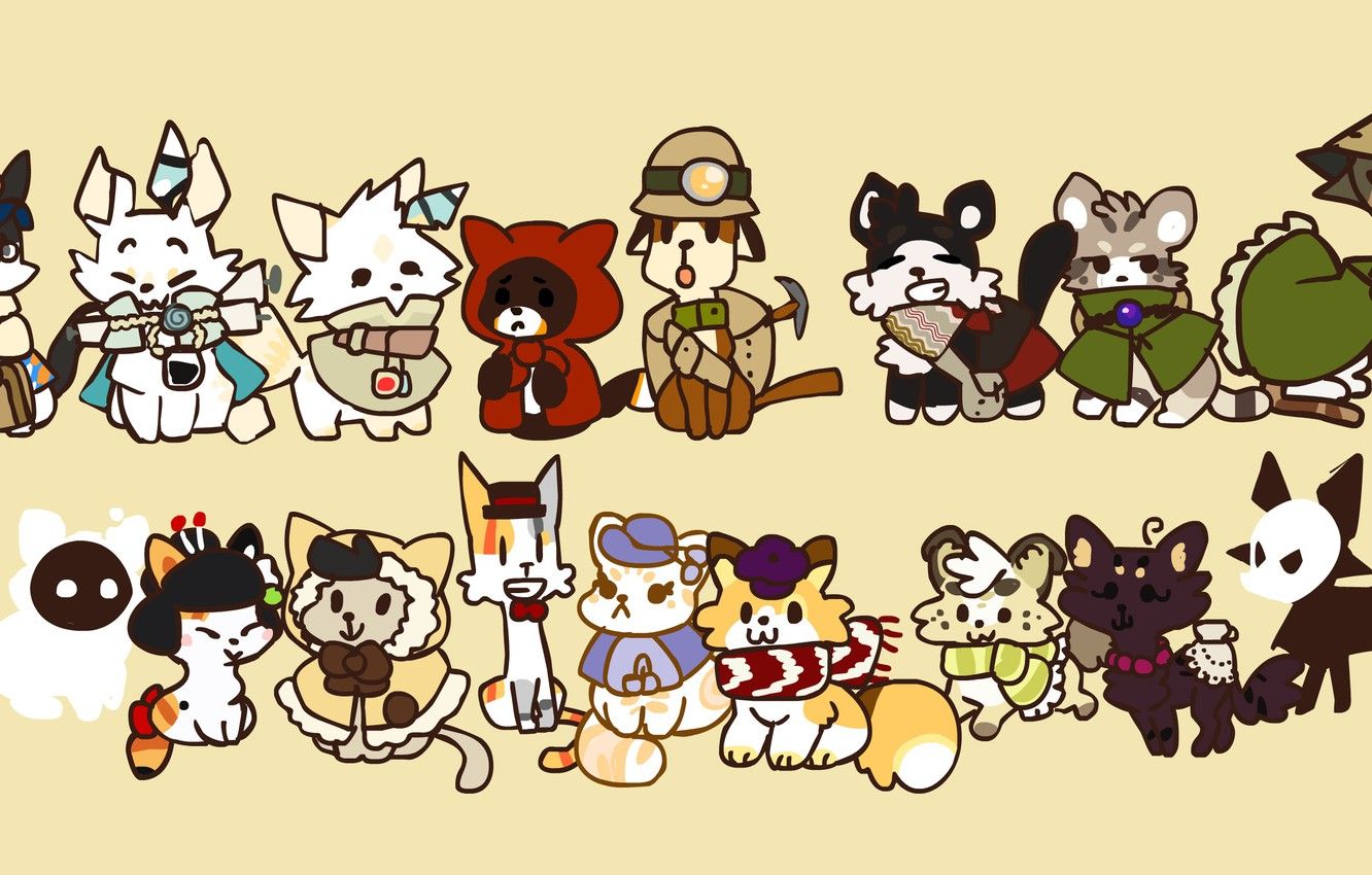 Anime Cat Characters Wallpapers Wallpaper Cave