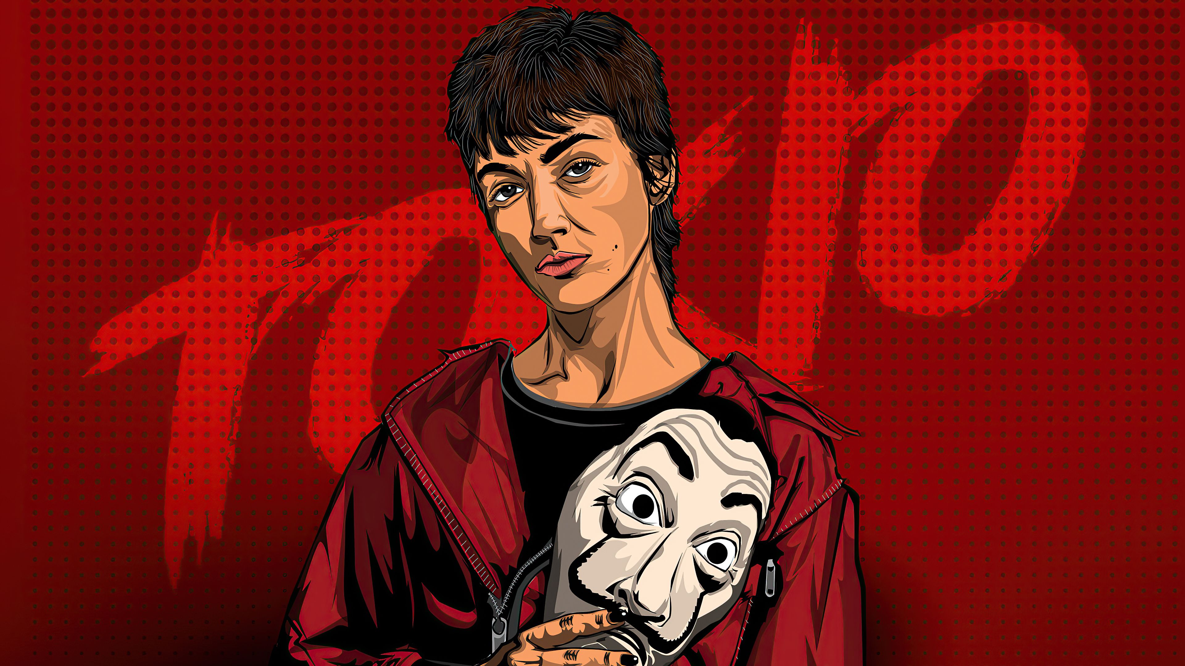 Tokyo Money Heist 4k Wallpapers Wallpaper Cave