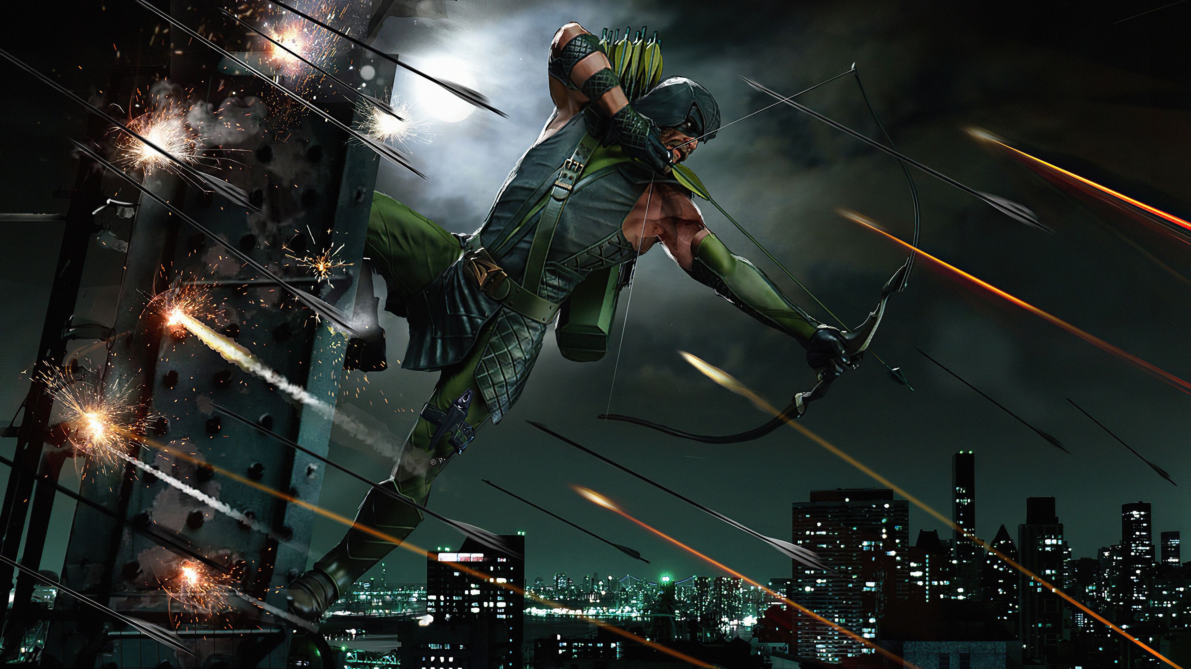 Green Arrow Desktop 4k Wallpapers Wallpaper Cave