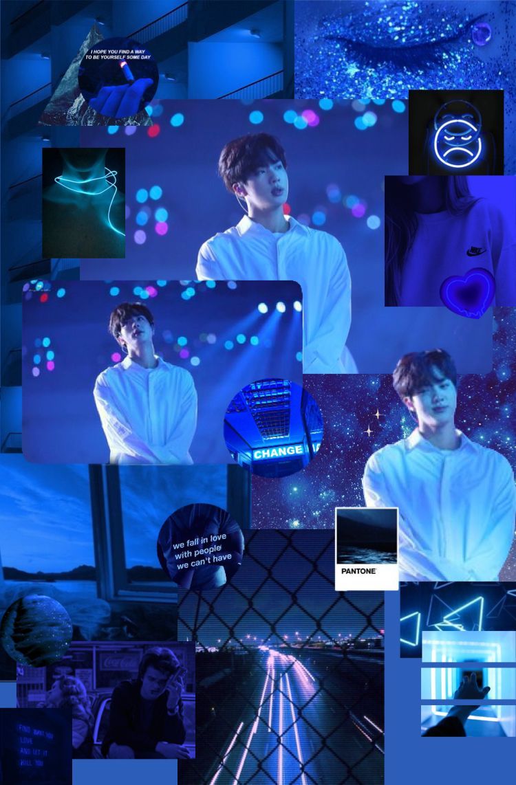 BTS Blue Aesthetic Wallpapers Wallpaper Cave