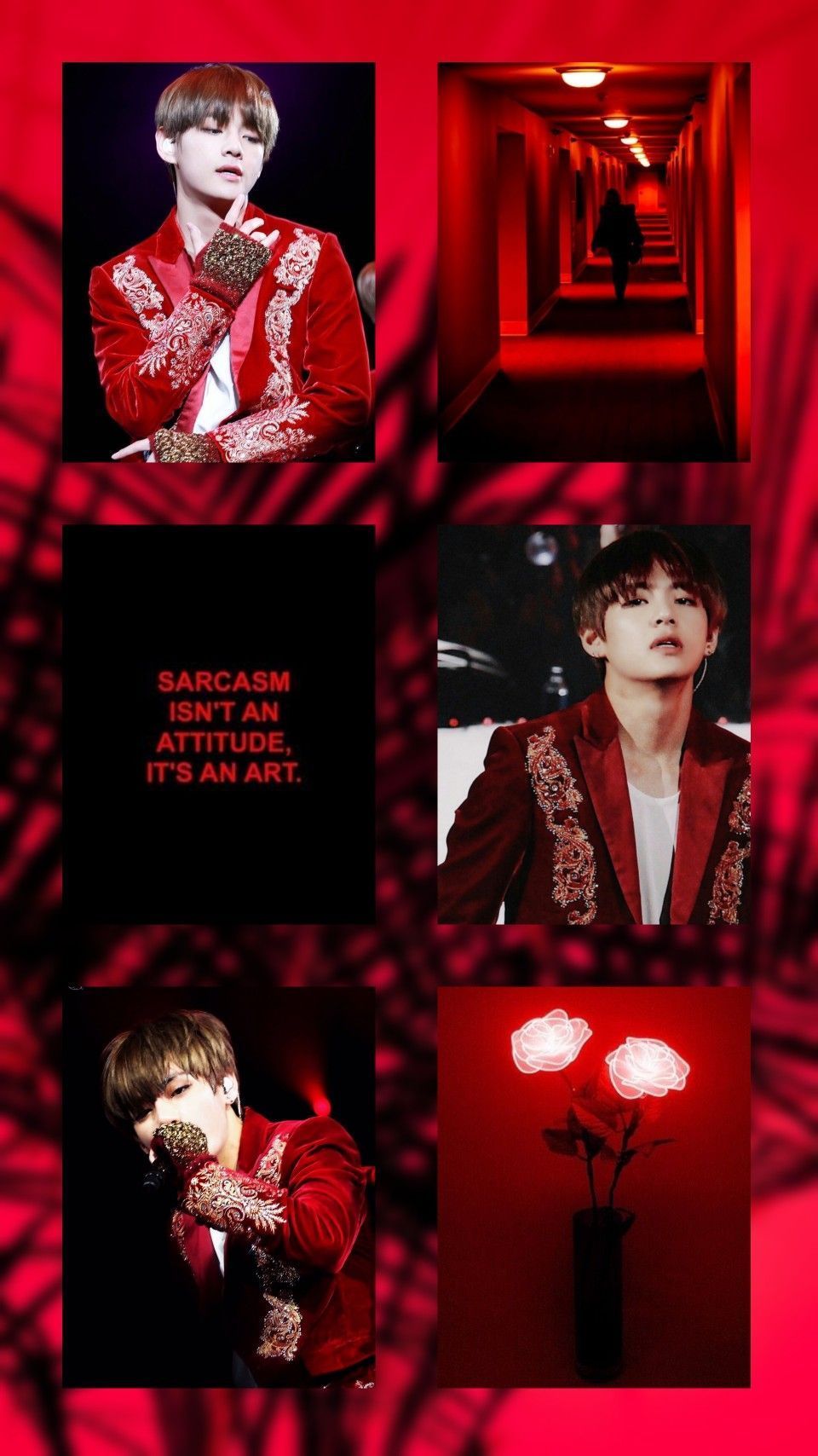 Jungkook Red Aesthetic Wallpapers Wallpaper Cave
