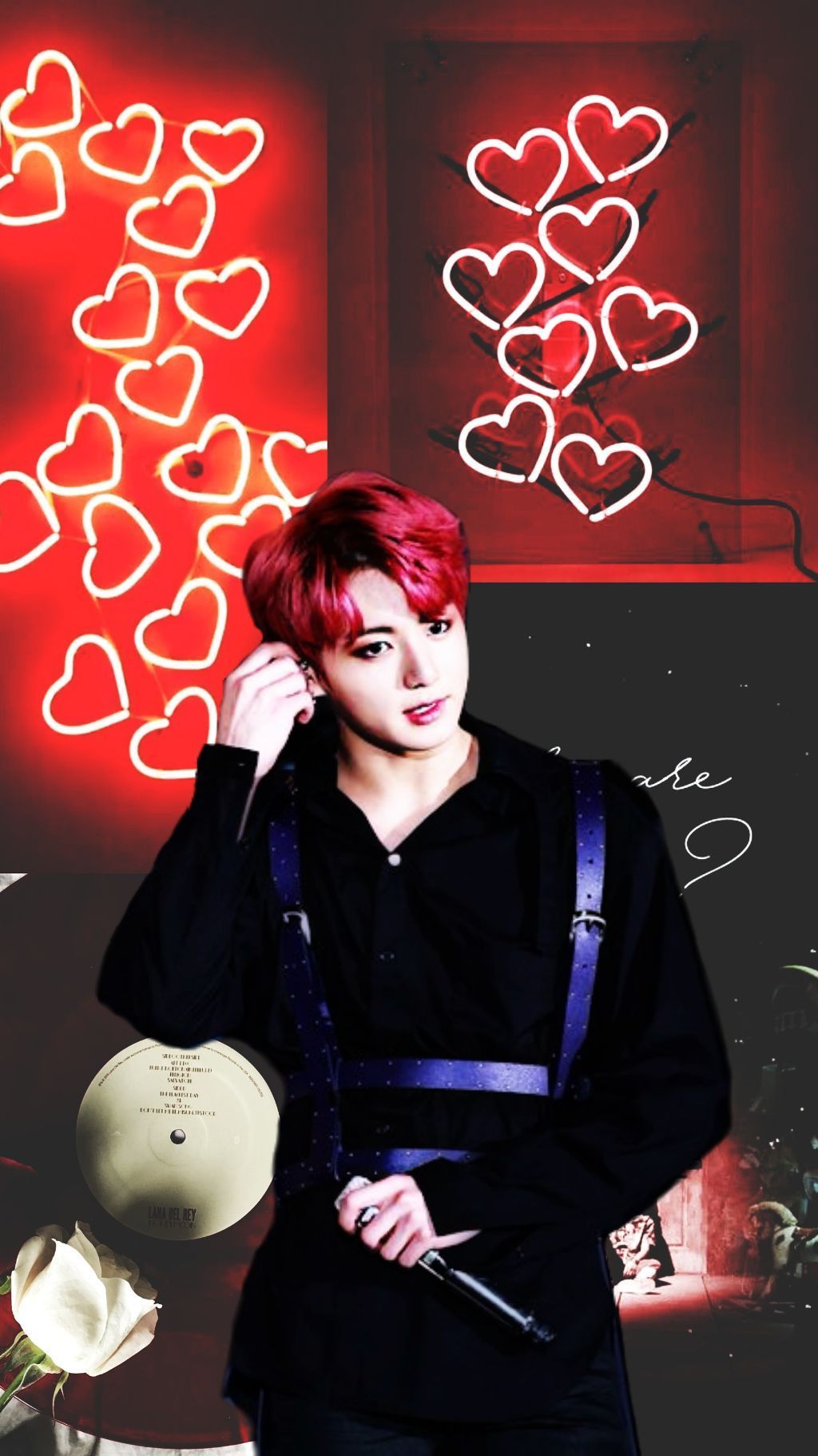 Jungkook Red Aesthetic Wallpapers Wallpaper Cave