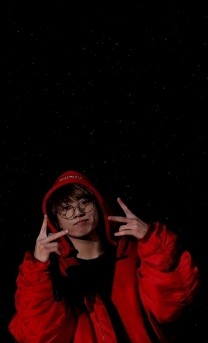 Jungkook Red Aesthetic Wallpapers Wallpaper Cave