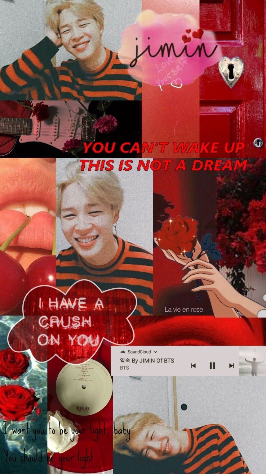 Jungkook Red Aesthetic Wallpapers Wallpaper Cave