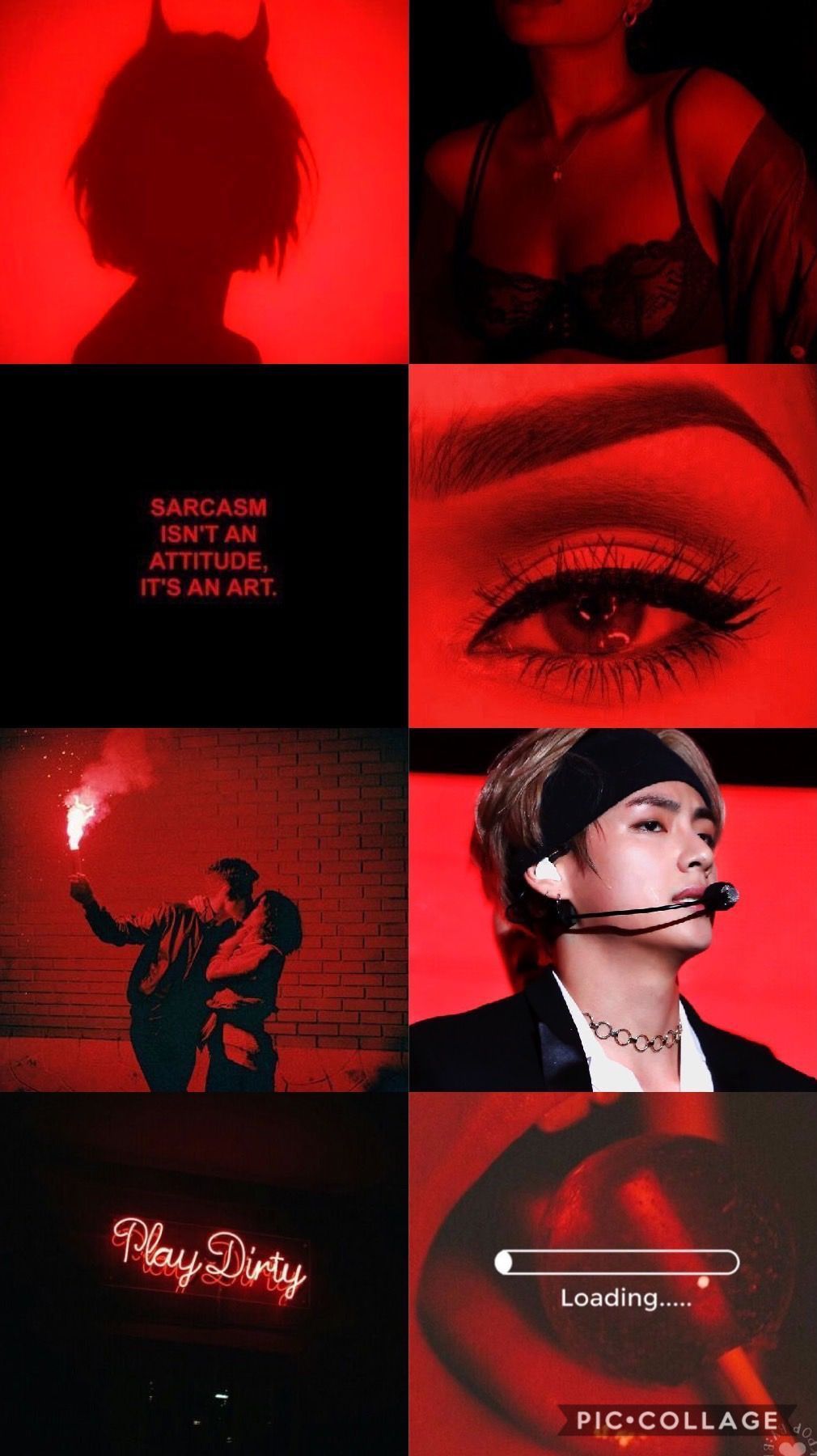 Jungkook Red Aesthetic Wallpapers Wallpaper Cave