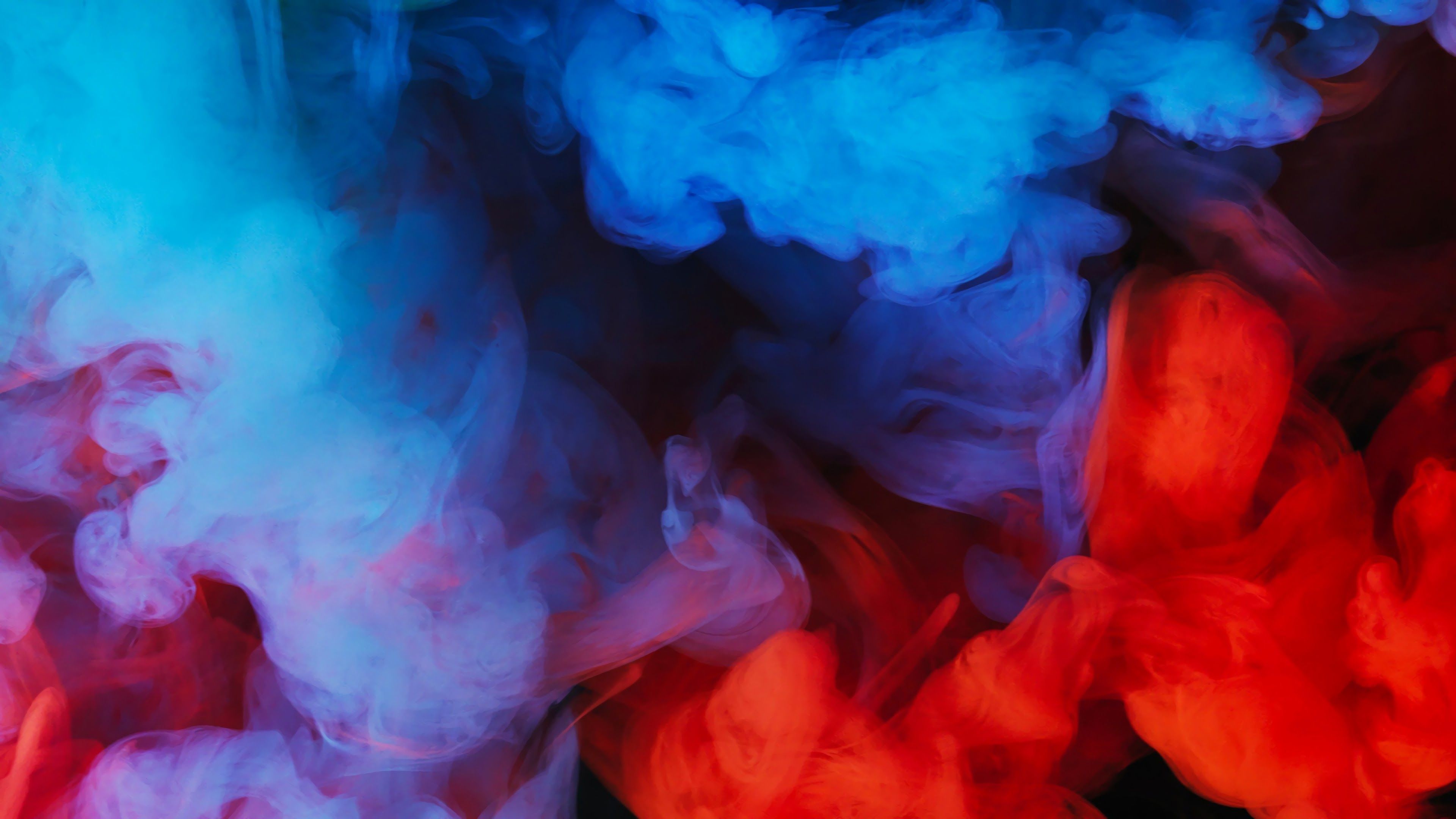 Blue Smoke Abstract Wallpaper