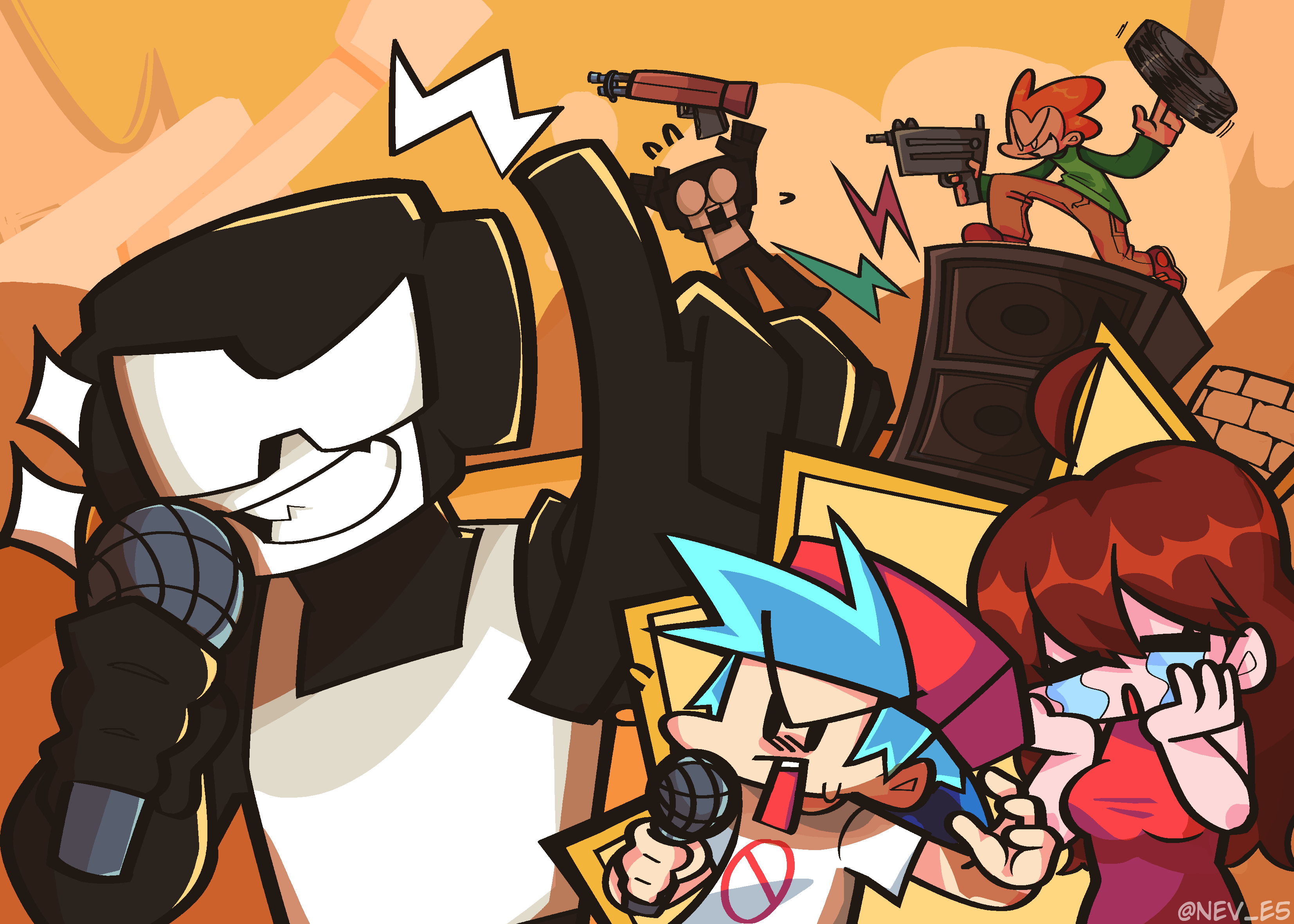 Friday Night Funkin' HD Wallpapers Wallpaper Cave