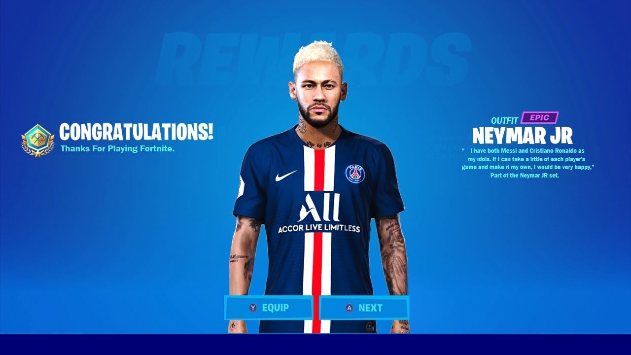Neymar Jr Fortnite Wallpapers Wallpaper Cave