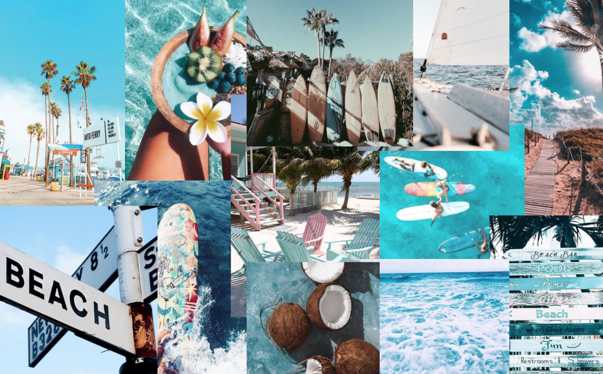 Collage Summer Wallpapers Wallpaper Cave