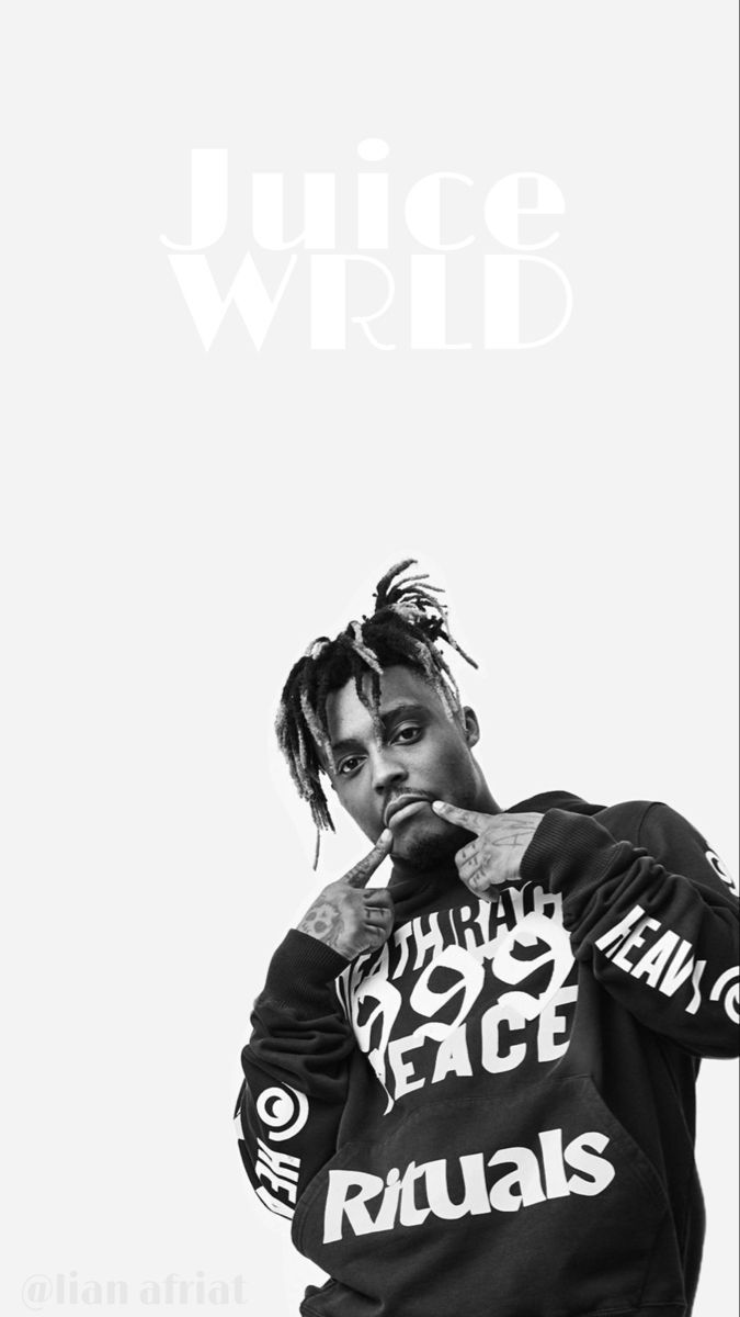 Juice Wrld Black And White Wallpapers Wallpaper Cave