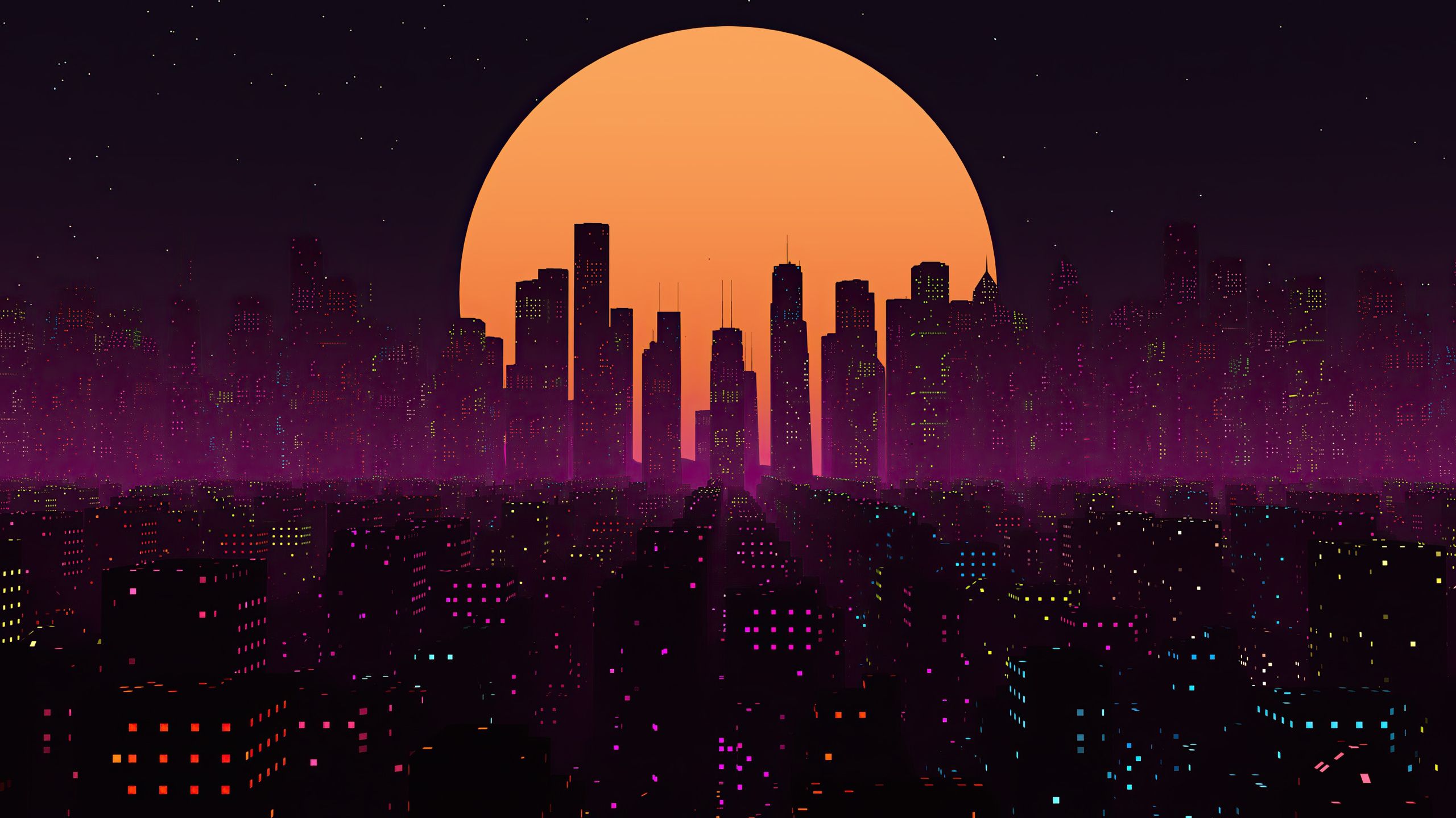 Retro City 4k Wallpapers Wallpaper Cave