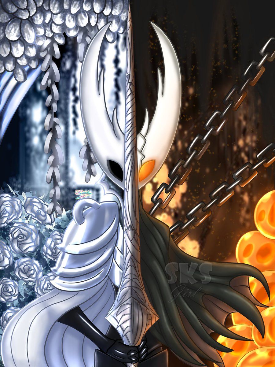 Hollow Knight Pure Vessel Wallpaper