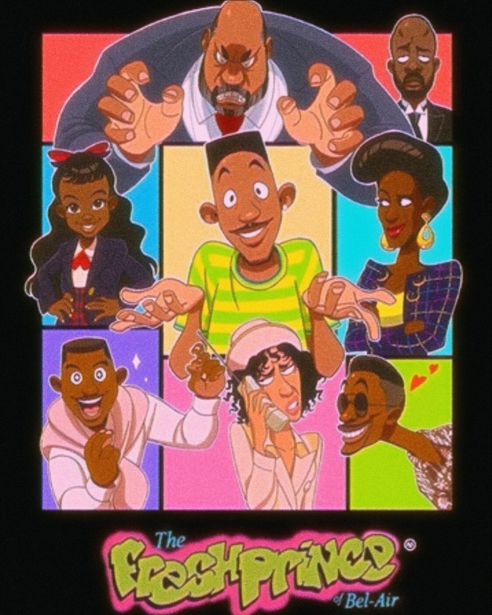 Fresh Prince Cartoon Wallpapers Wallpaper Cave