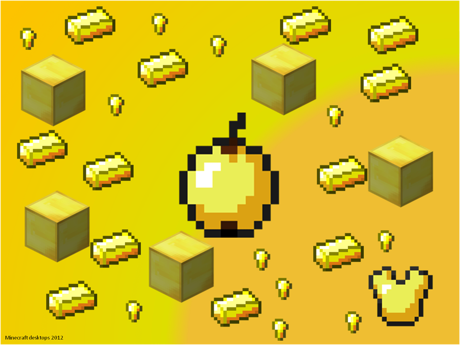 Minecraft Gold Wallpapers Wallpaper Cave