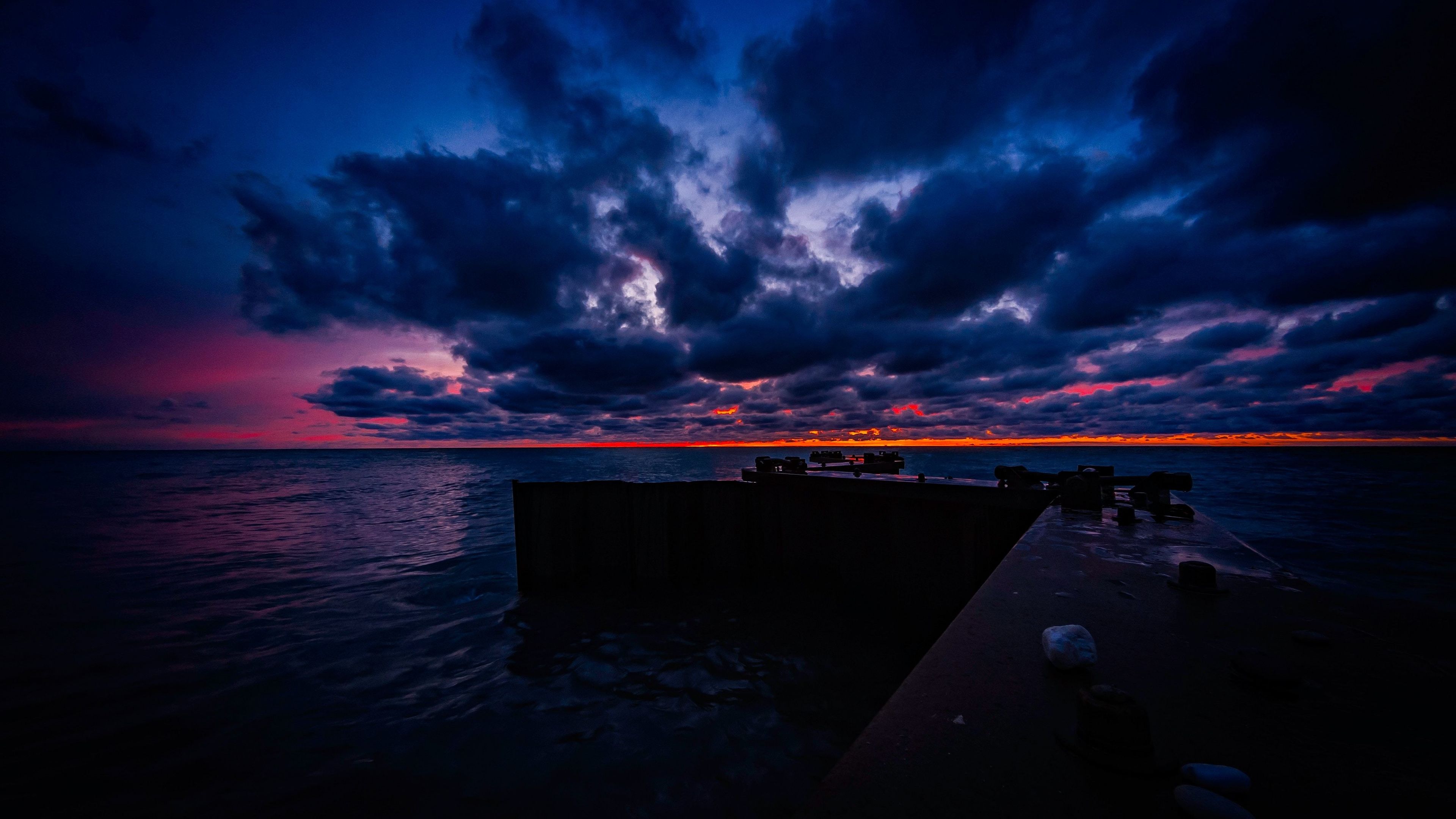 Dark Sea 4k Wallpapers Wallpaper Cave