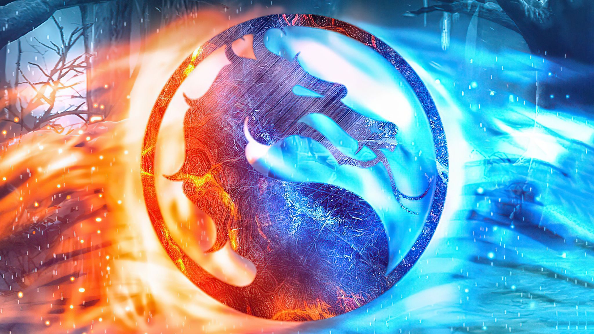 Mortal Kombat Symbol Wallpapers Wallpaper Cave