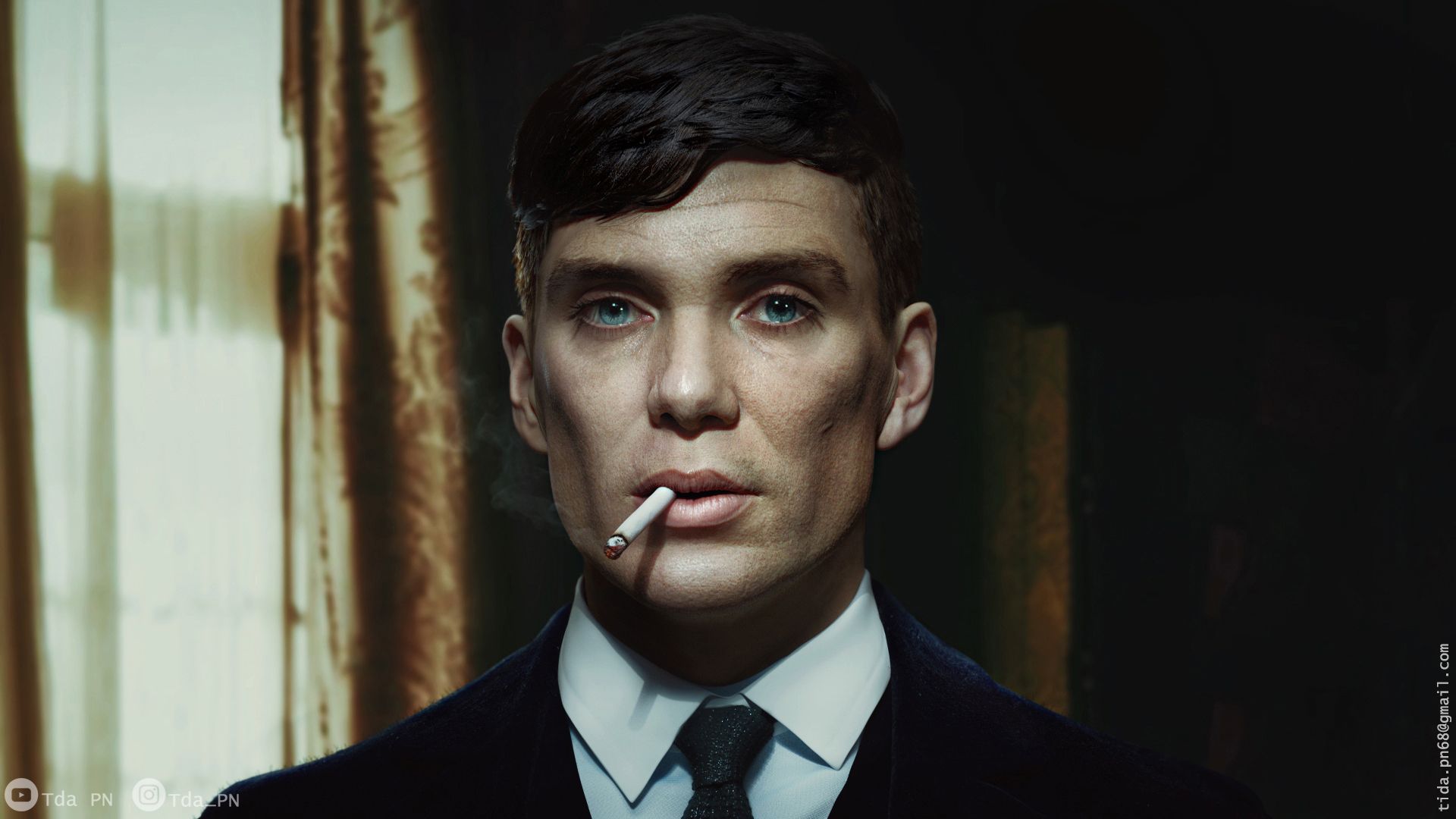 Tommy Shelby Smoking Wallpapers Wallpaper Cave