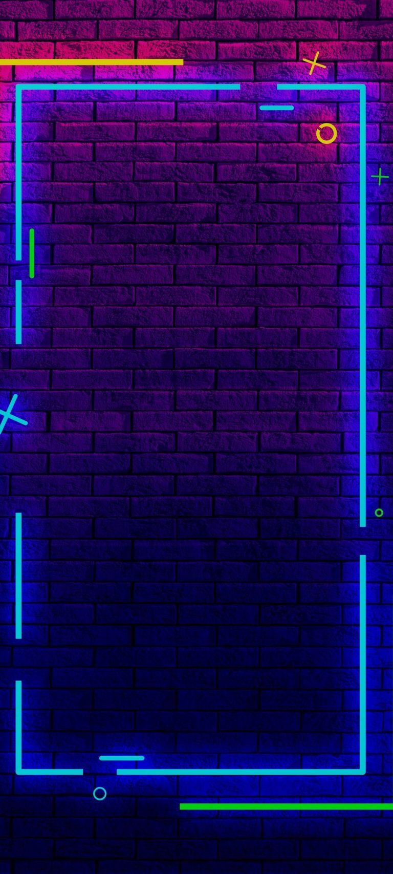 Neon Border Wallpapers Wallpaper Cave
