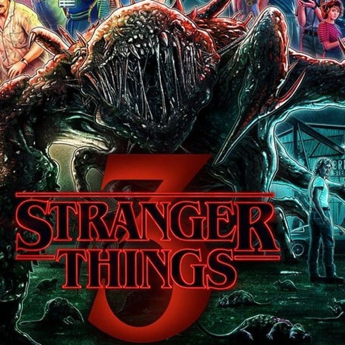 Stranger Things Monsters Wallpapers Wallpaper Cave