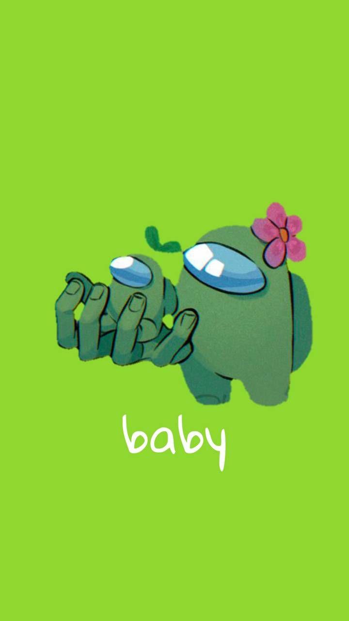 Among Us Green Cool Wallpapers Wallpaper Cave