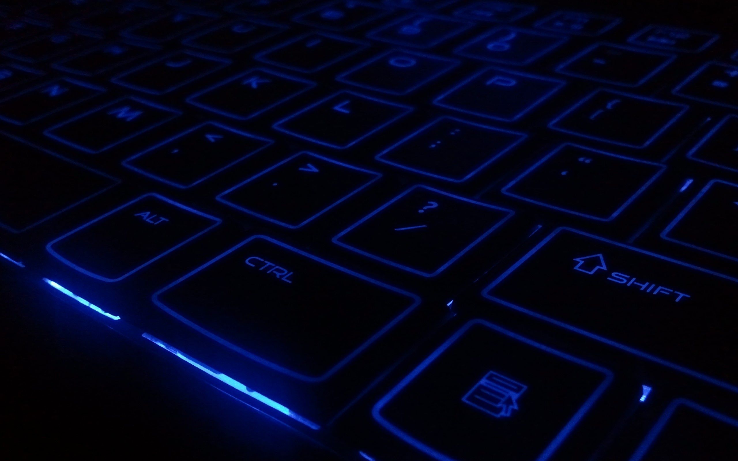 Blue Keyboard Wallpapers Wallpaper Cave