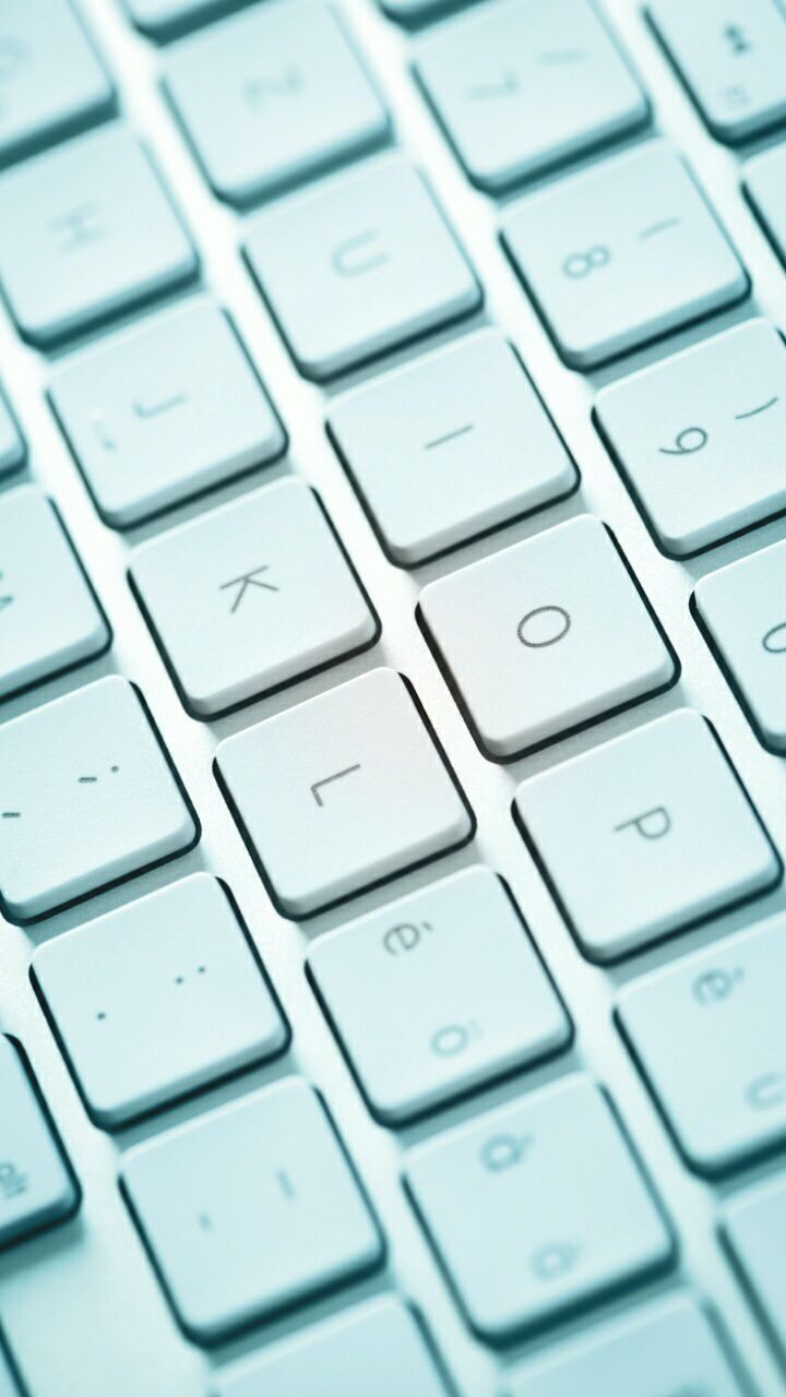 Blue Keyboard Wallpapers Wallpaper Cave