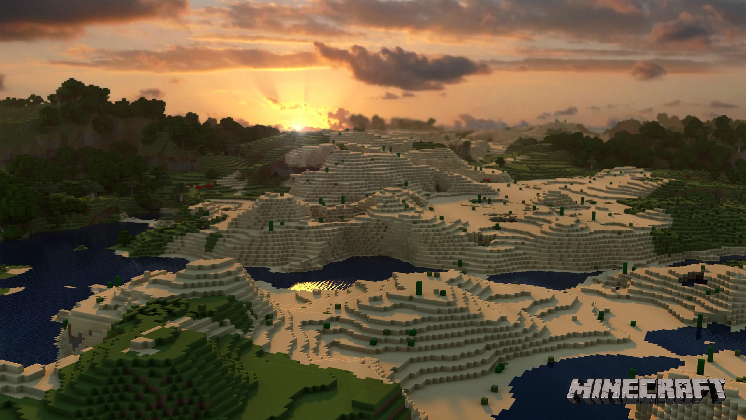 Minecraft Landscapes 4k Wallpapers Wallpaper Cave