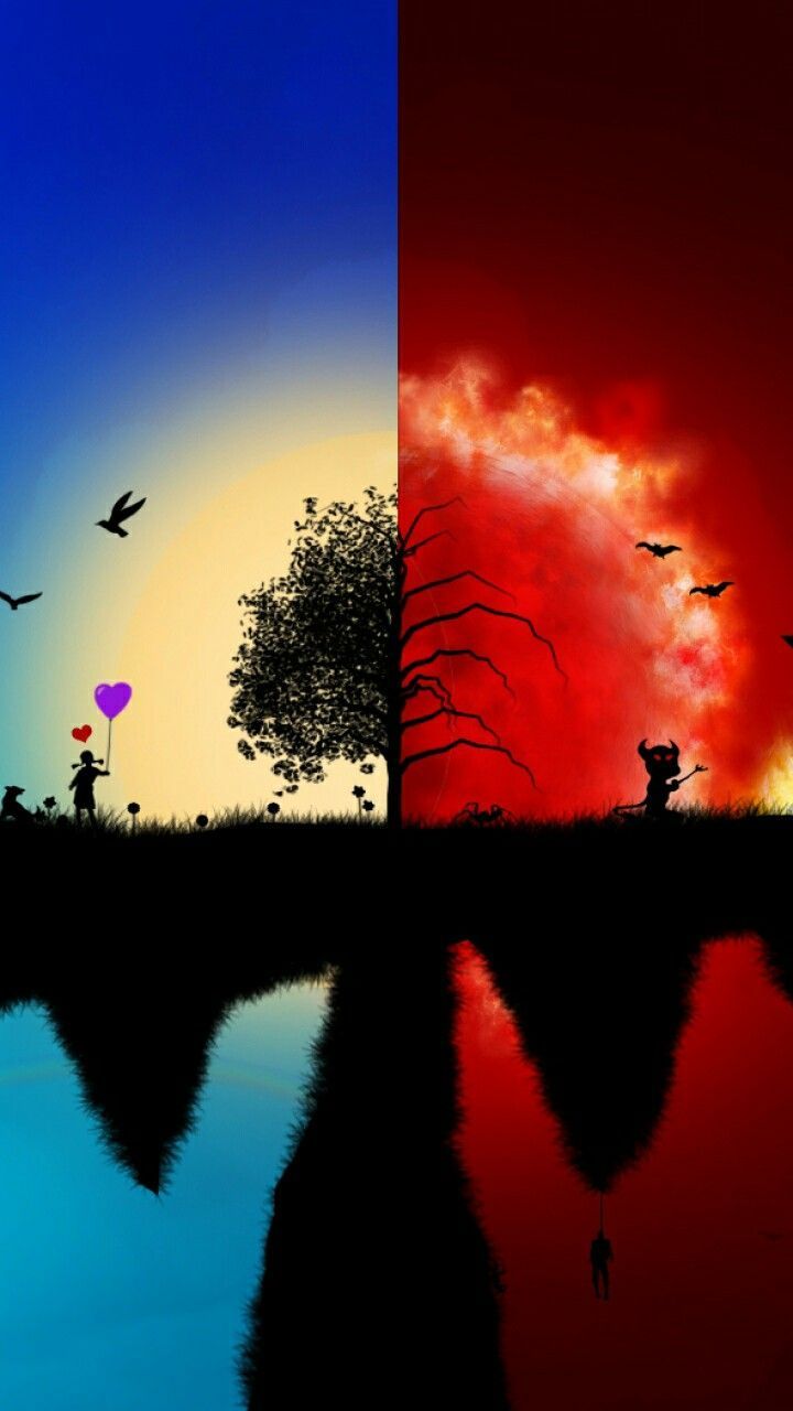 Good Vs Bad Wallpapers Wallpaper Cave