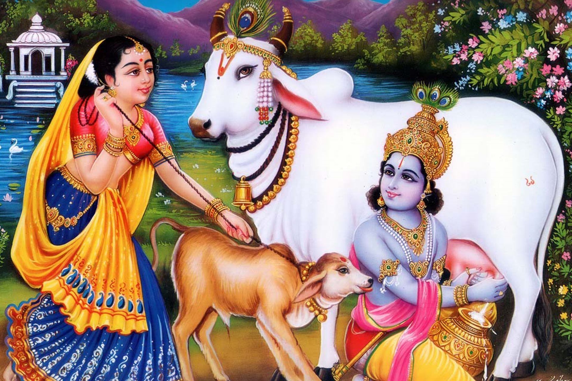 Yashoda Krishna Wallpapers Wallpaper Cave