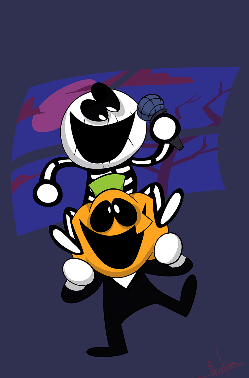 Friday Night Funkin' Skid And Pump Wallpapers Wallpaper Cave