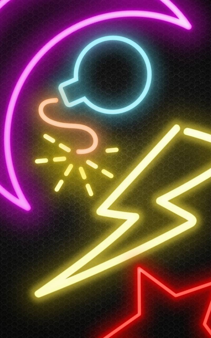 Yellow Neon Lights Wallpapers Wallpaper Cave