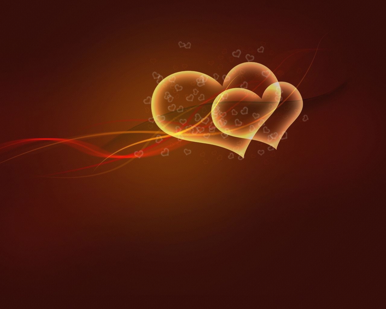 Heart Orange Wallpapers Wallpaper Cave