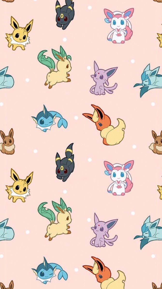 Kawaii Eevee Wallpapers Wallpaper Cave