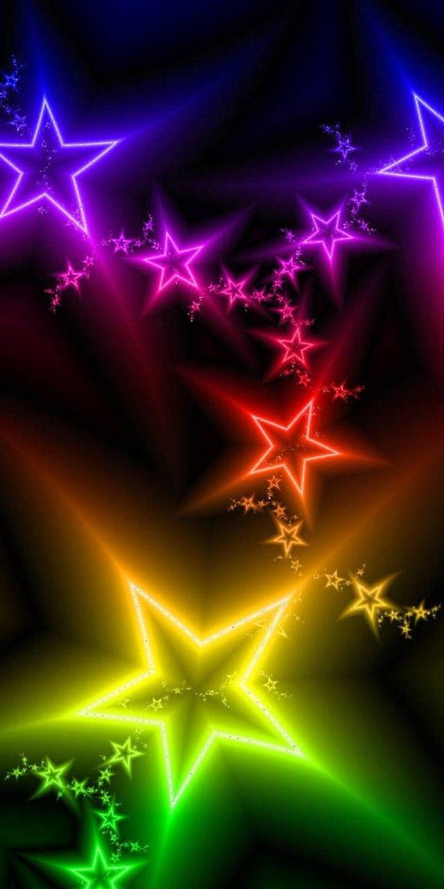 Rainbow Stars Wallpapers Wallpaper Cave
