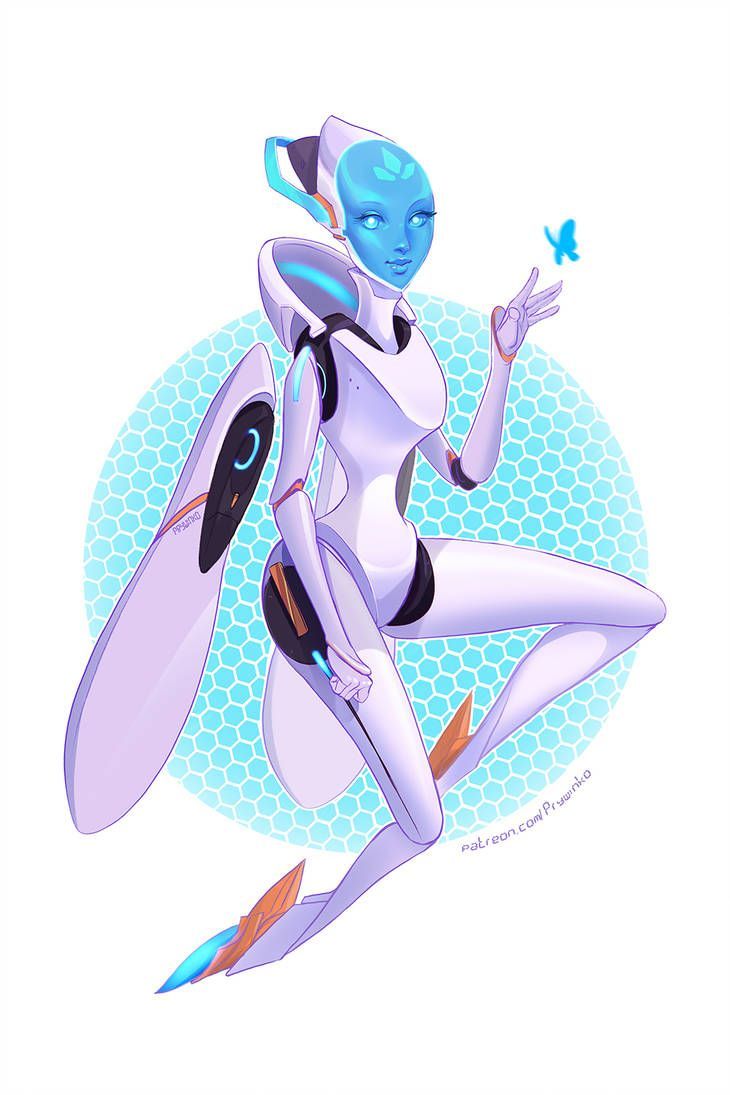 Echo Overwatch Wallpapers Wallpaper Cave