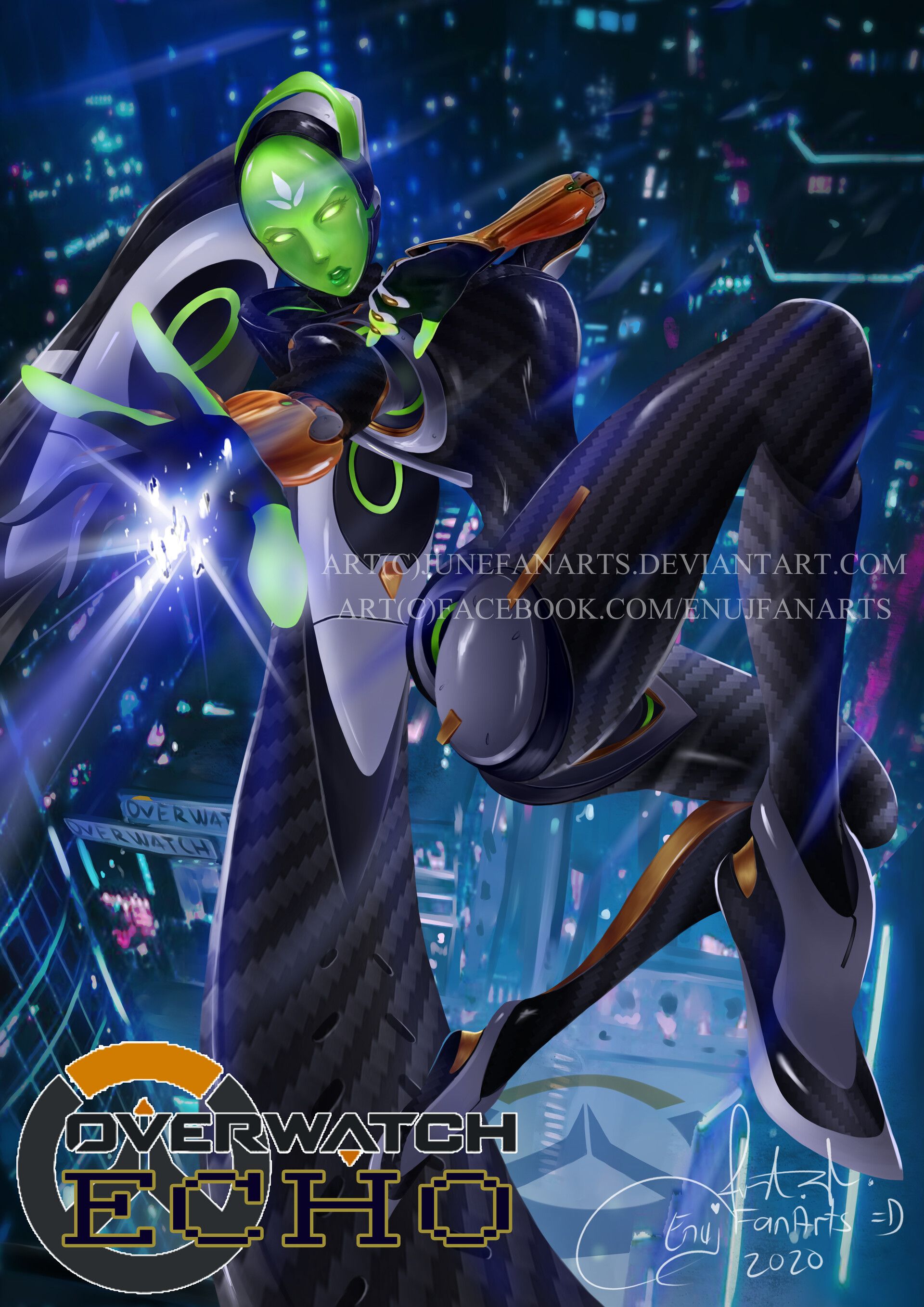 Echo Overwatch Wallpapers Wallpaper Cave