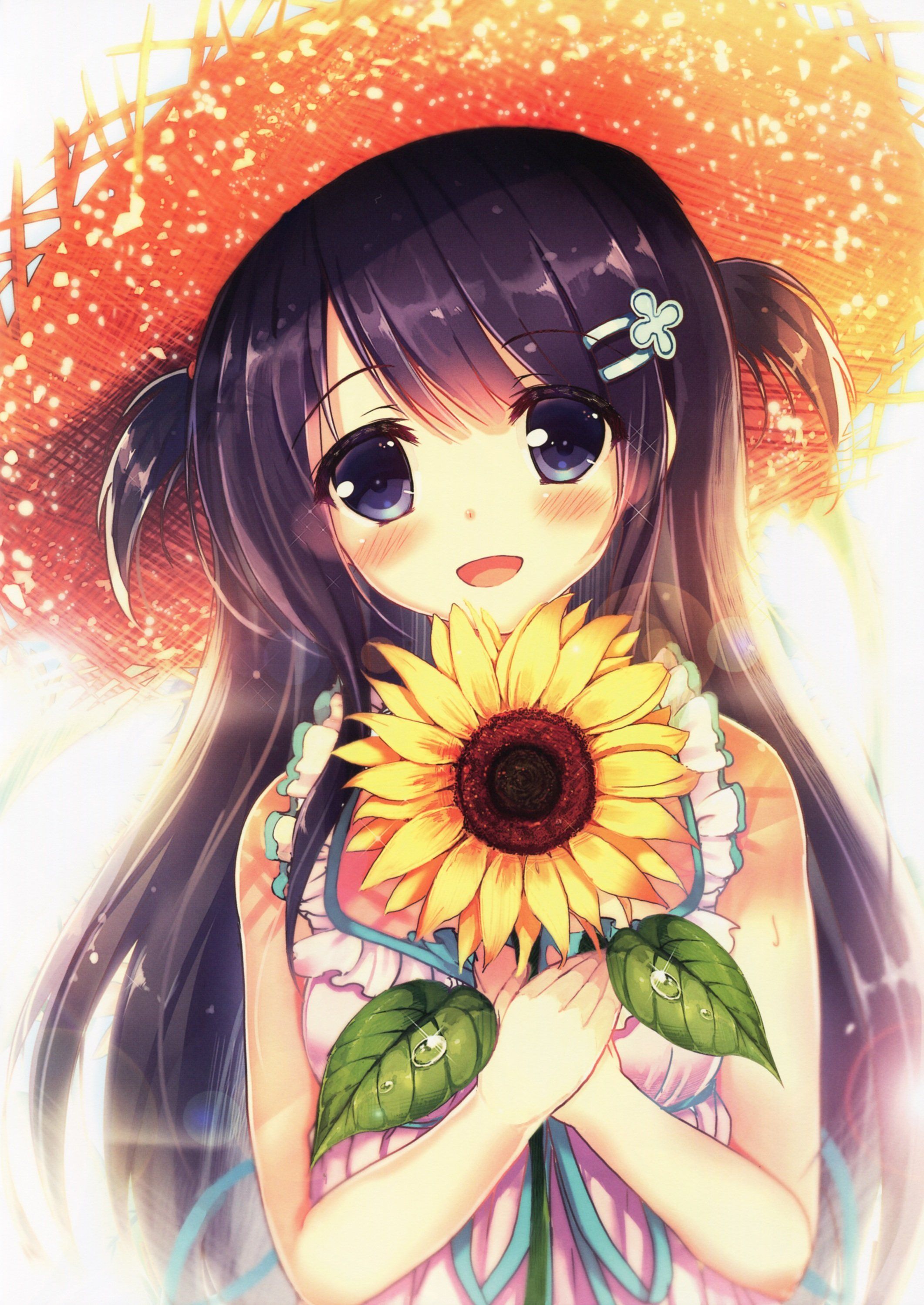 Anime Flower Girl Wallpapers Wallpaper Cave