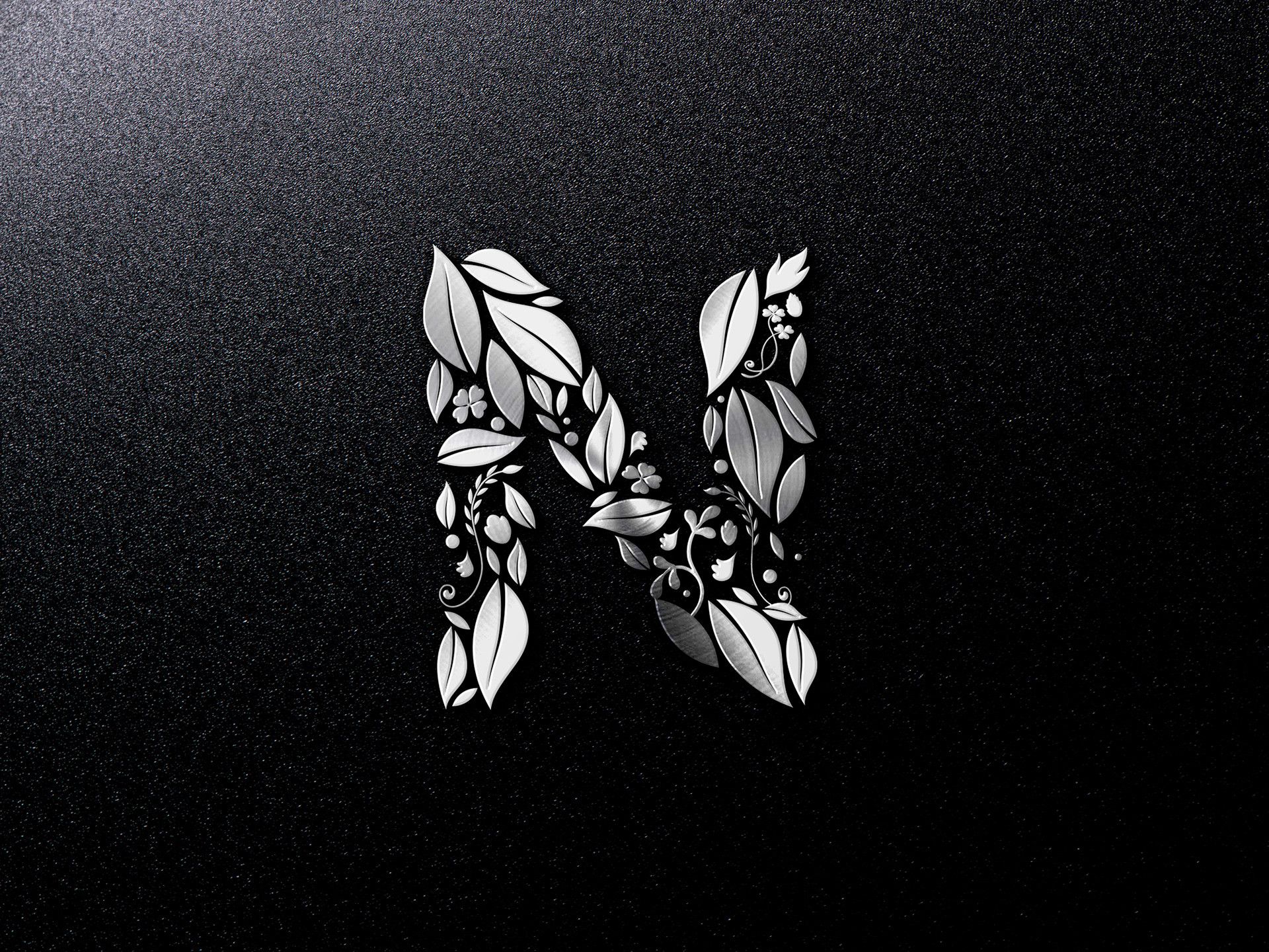 N Letter Design Wallpapers Wallpaper Cave