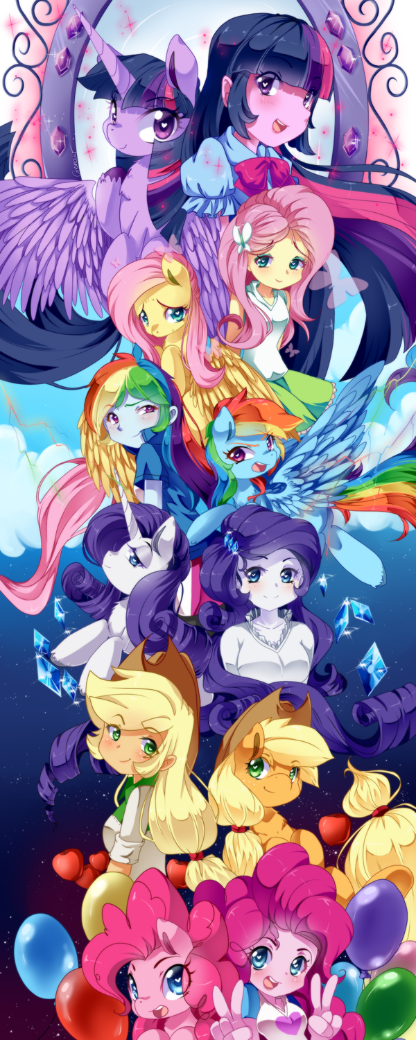My Little Pony Anime Wallpapers Wallpaper Cave
