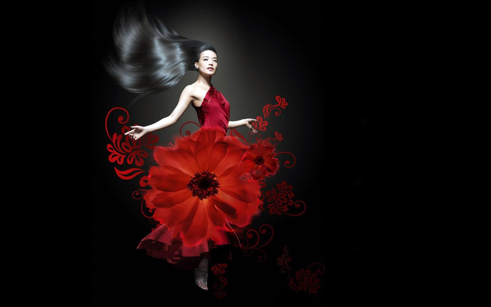 Women Red Wallpapers Wallpaper Cave