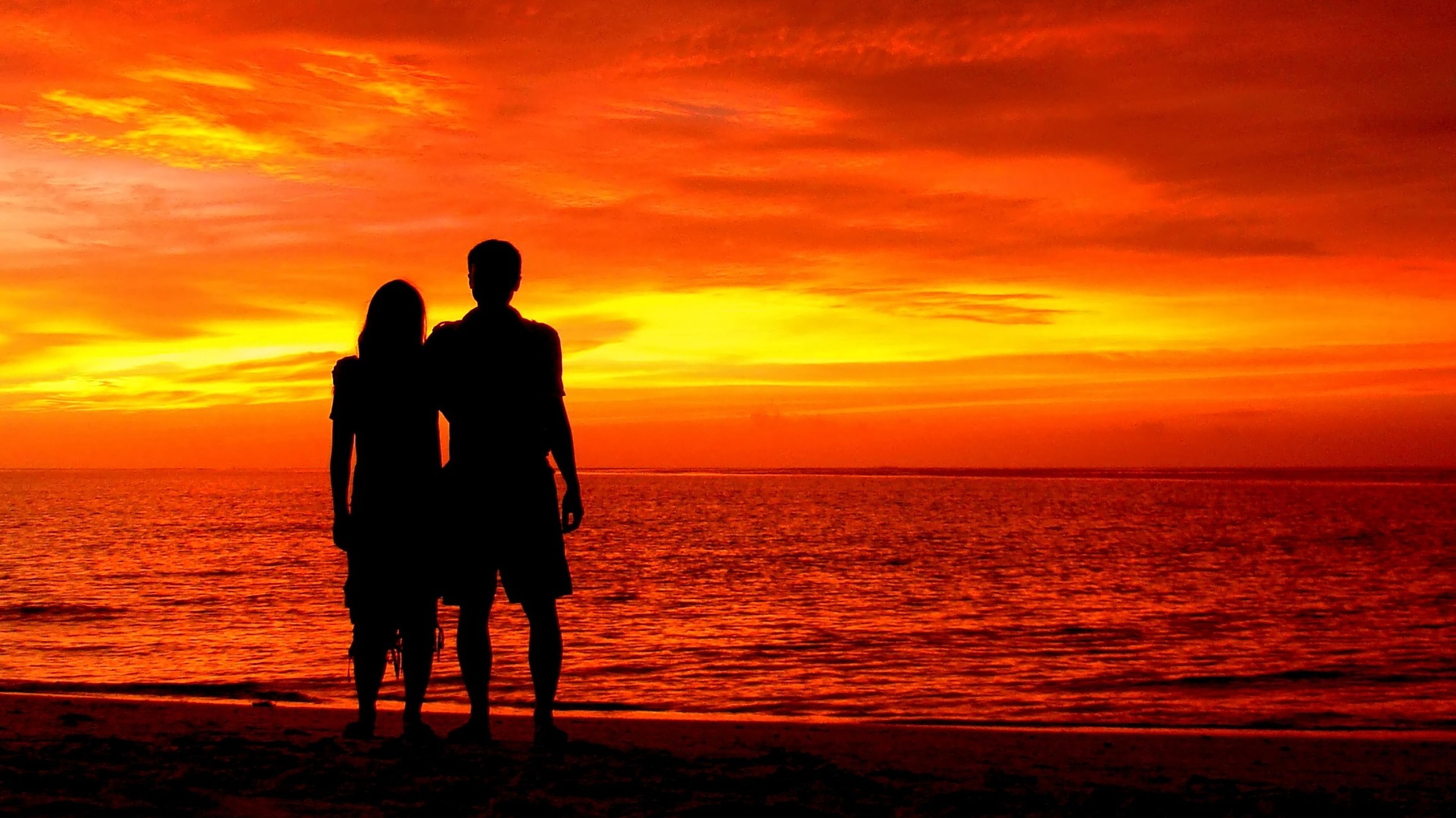 Beach Couple Wallpapers Wallpaper Cave