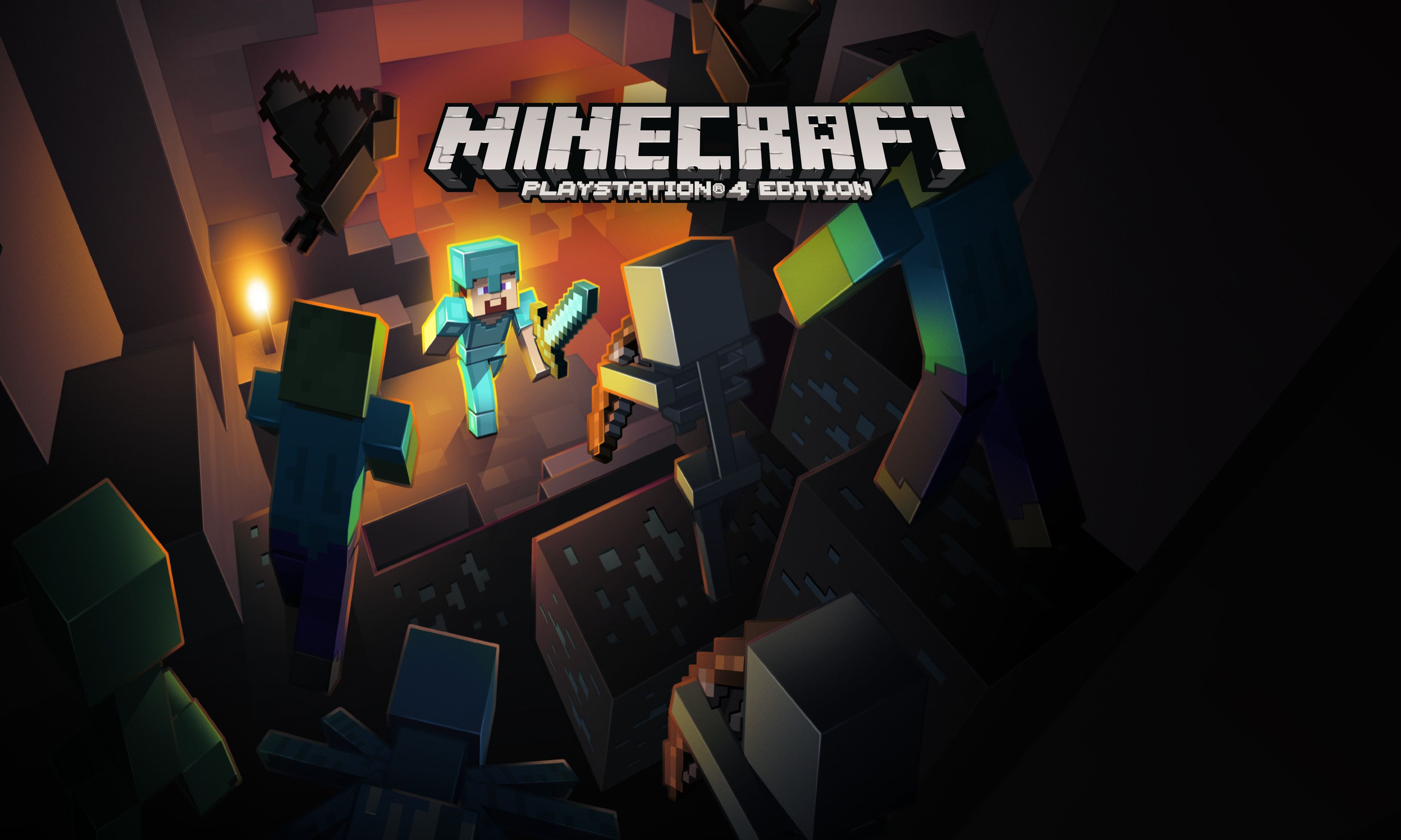 4k Desktop Minecraft Wallpapers Wallpaper Cave