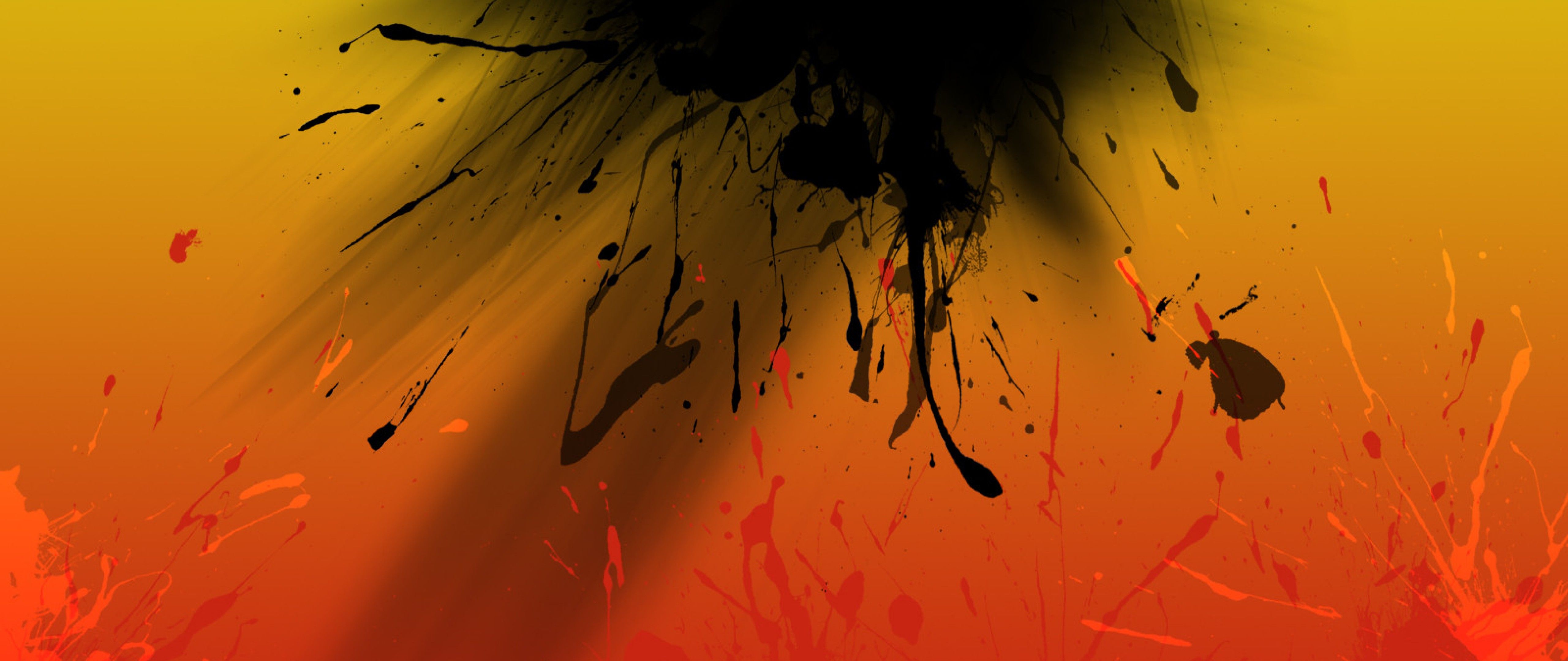 4k Orange Black Wallpapers Wallpaper Cave