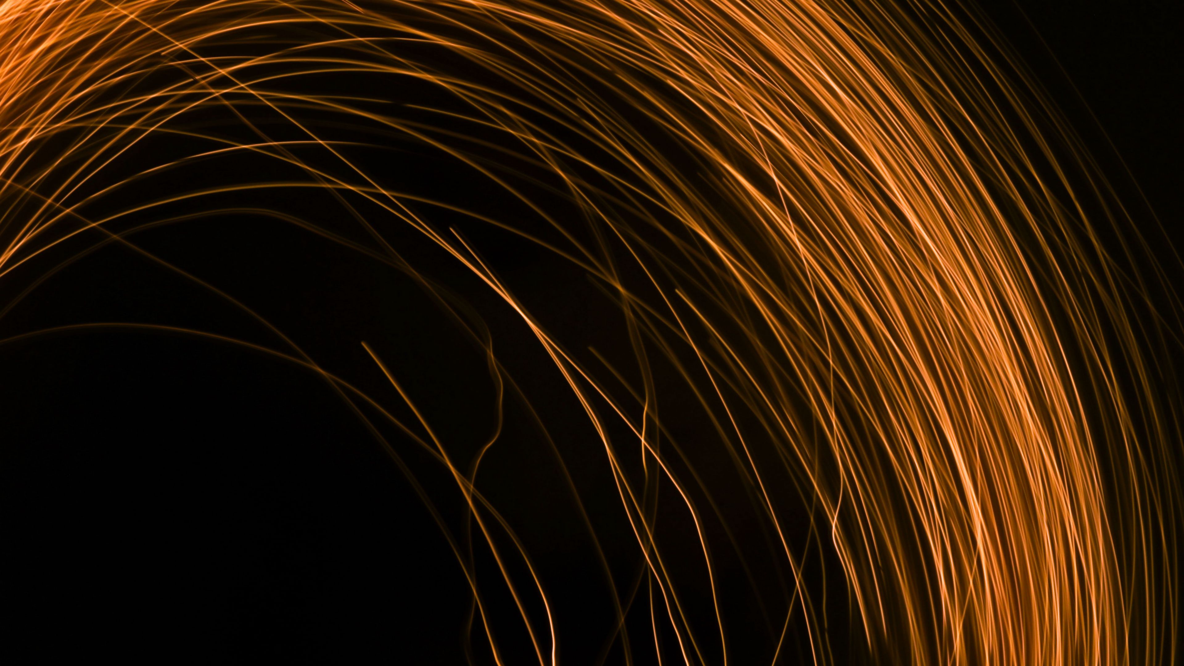 4k Orange Black Wallpapers Wallpaper Cave