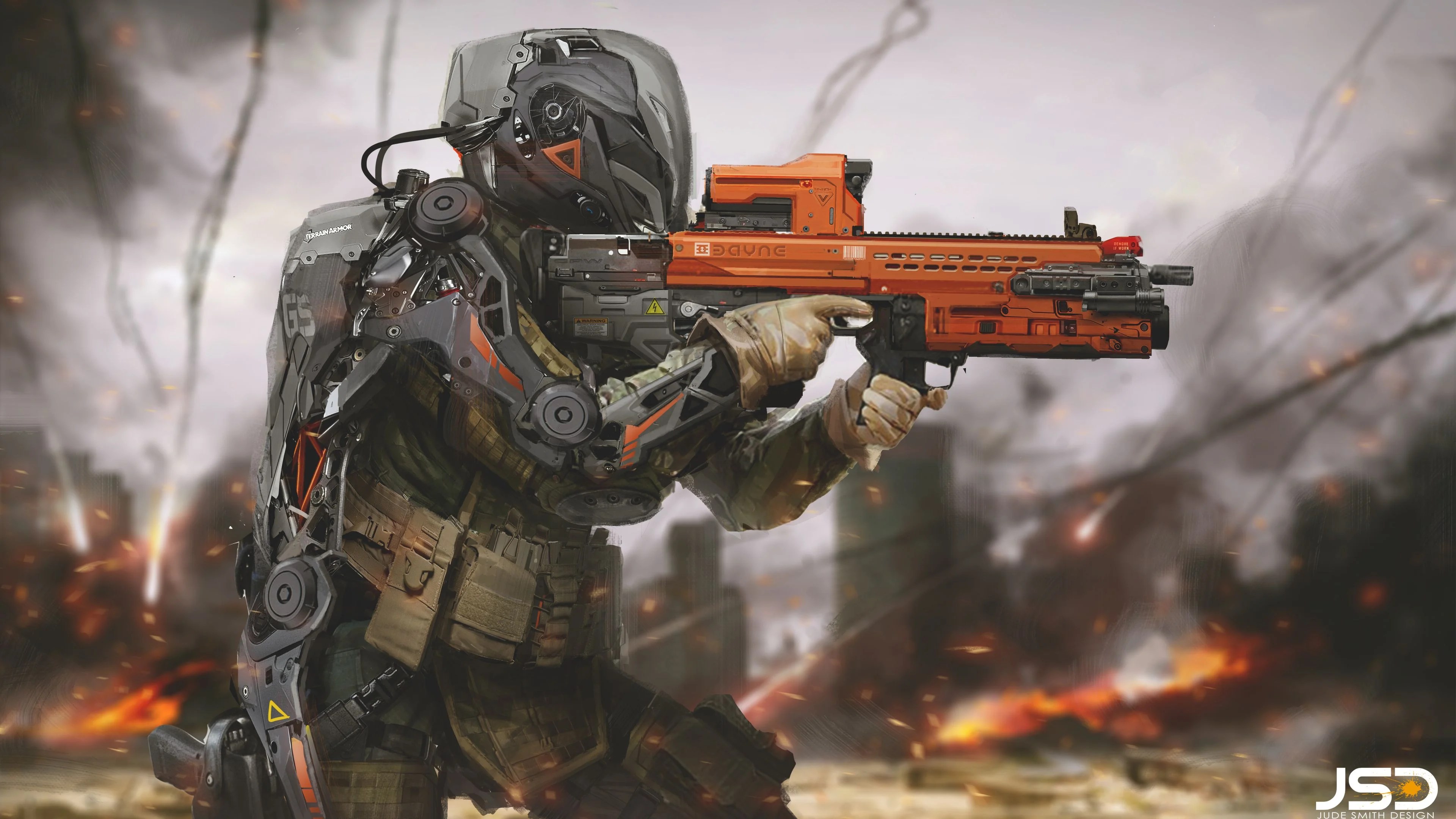 Futuristic Soldier Wallpapers Wallpaper Cave